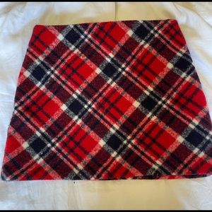 Red Plaid Forever 21 Miniskirt